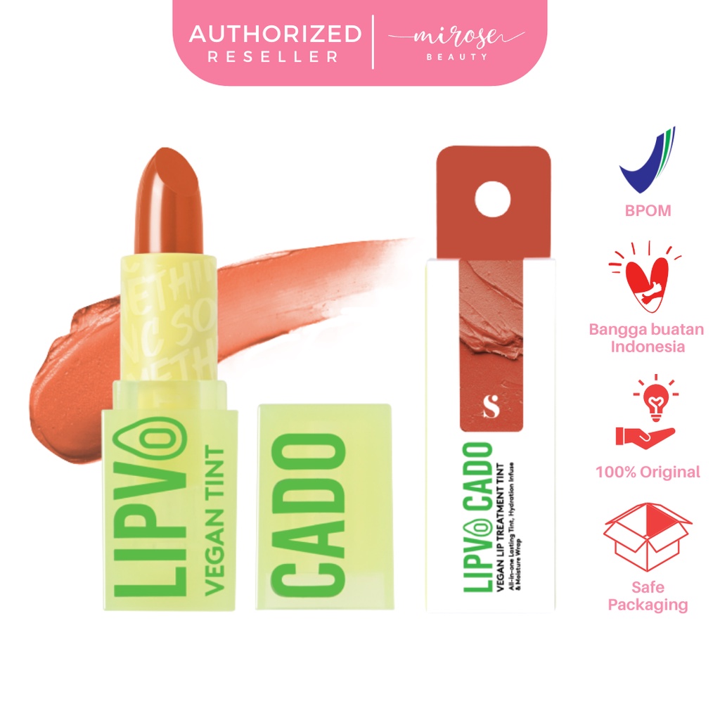 SOMETHINC LIPVOCADO Vegan Lip Treatment Tint - Lip Balm Warna