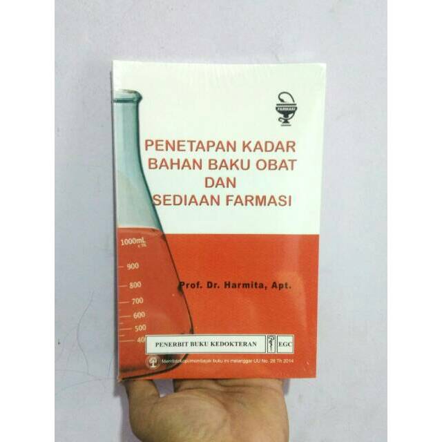 Buku Original Penetapan Kadar Bahan Baku Obat Dan Sediaan Farmasi - Harmita