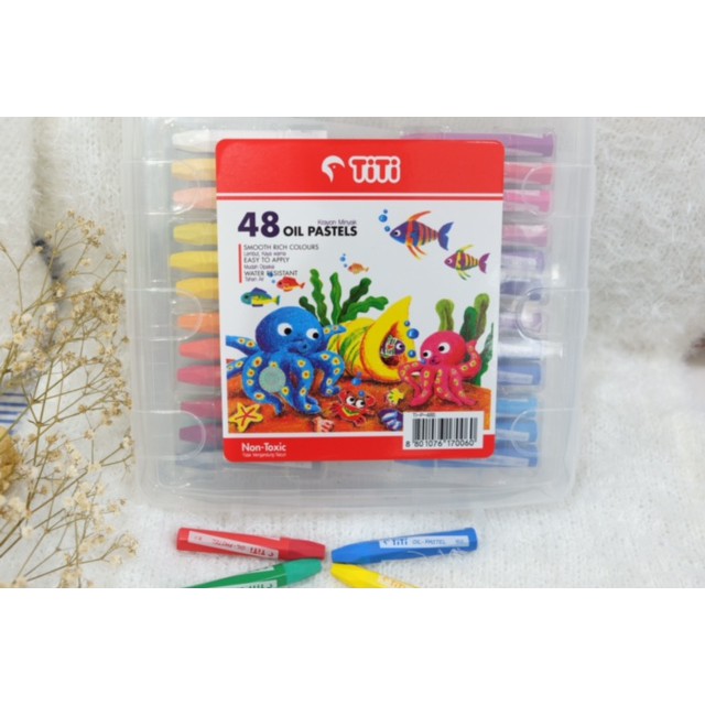 

Crayon TITI Oil Pastel 48 Warna