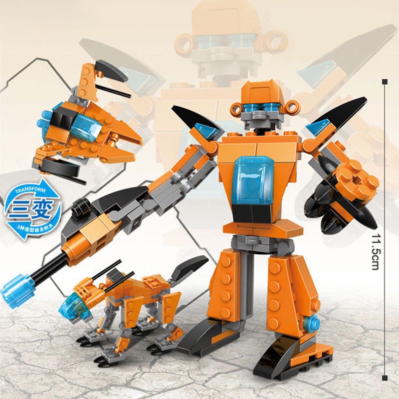 Mainan Bricks Robot Autobot Transformer 5 in 1