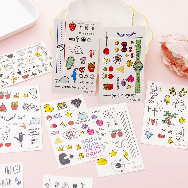 [TO01] Tatto temporary stiker tattoo waterproof lucu