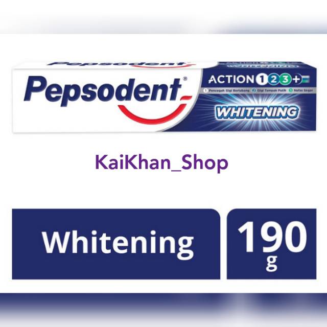 PEPSODENT Pasta Gigi Whitening - 190gram