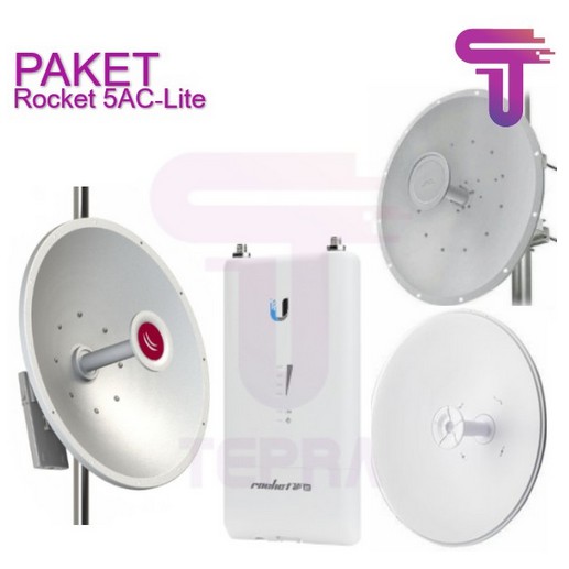 Paket Rocket 5AC Lite I R5AC-Lite + Antena Dish