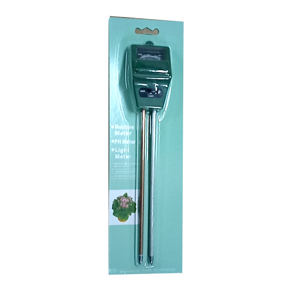 Alat Pengukur Kelembaban Tanah Soil Moist PH Detector Analyzer - Green