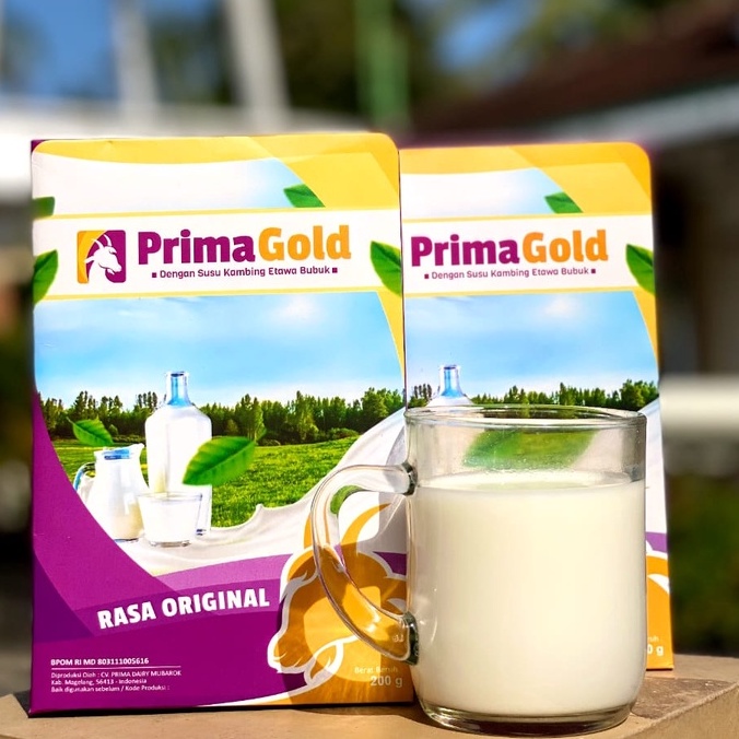 

PRIMA GOLD Susu Kambing etawa asli Primagold masalah sendi dan pernapasan