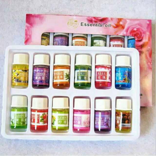 Minyak essential oil humidifier 12 pcs