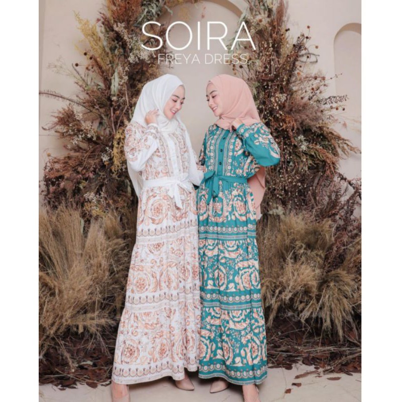 Ical_76 Freya dress soira original otentic / gamis premium import /201115