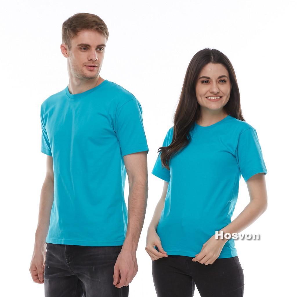 TOSCA Lengan Pendek COTTON COMBED 20s (PRIA &amp; WANITA)