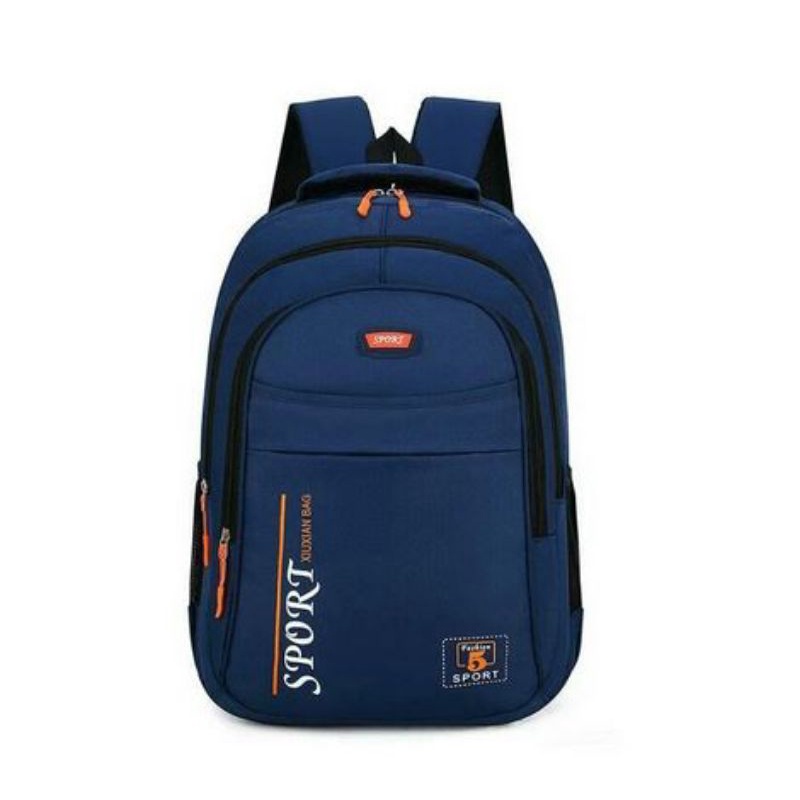 Tas Ransel anak laki - laki SMP/SMA Tas Sekolah pria punggung Distro Backpack Sport EMOEMO-Navy