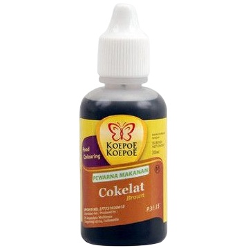 

Koepoe Pewarna Makanan Cokelat 30ml Koepoe-Koepoe Food Colouring Brown