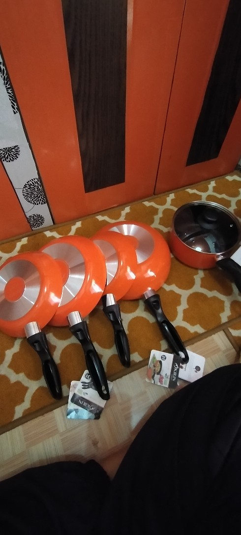 Kirin Ganda Set 3 In 1 Frypan 20cm + 22cm + 24cm Perlengkapan Masak