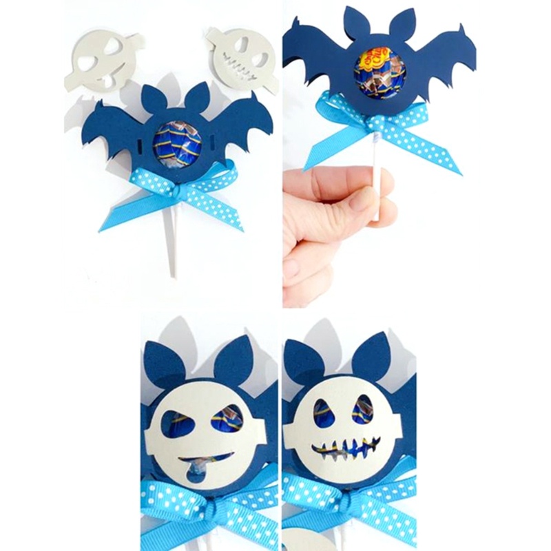 Zzz Cetakan Stensil Cutting Dies Motif Kelelawar Halloween Bahan Metal Untuk Scrapbook / Craft DIY