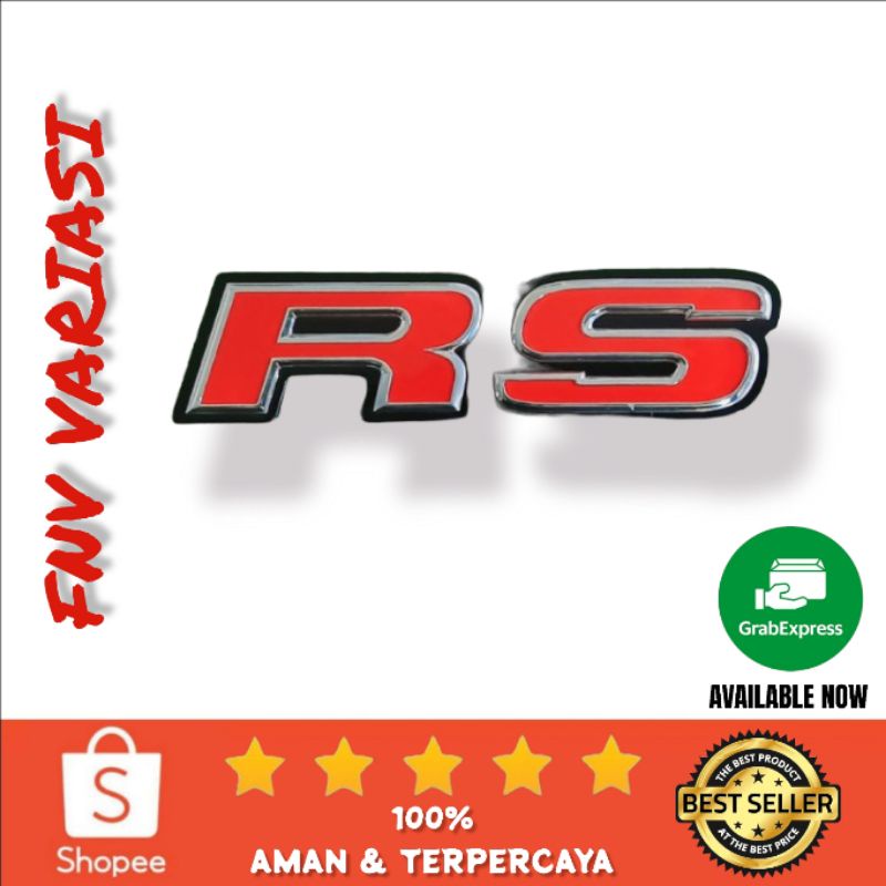 Emblem Logo Mobil RS / Variasi Stiker Logo Emblem