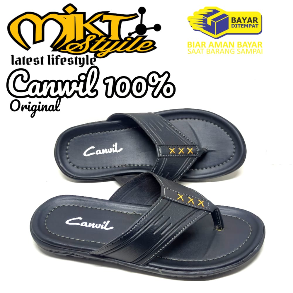 sandal pria terbaru 2022 sandal pria kekinian sandal CANVIL ORIGINAL TERBARU BELI 2 ONGKIR 1KG produ