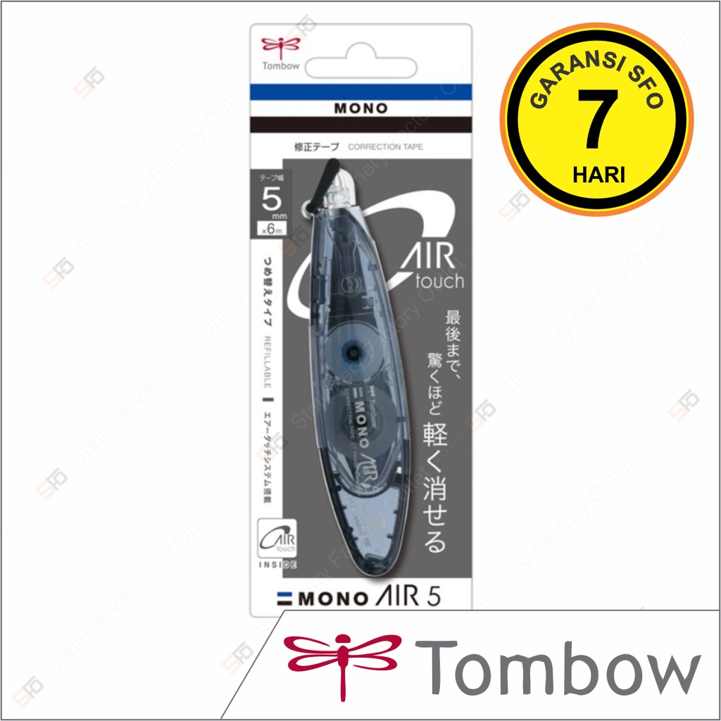

Correction Tape Tombow Mono Air Refillable Pen Style 5mm x 6 m