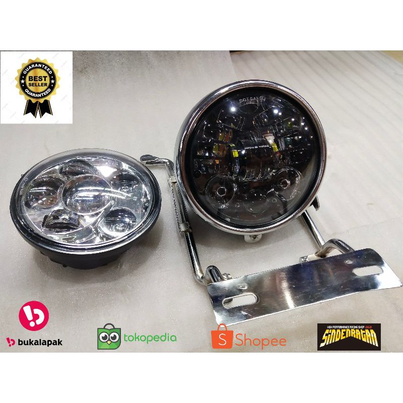 Lampu daymaker set dudukan for rx king 16 titik super terang