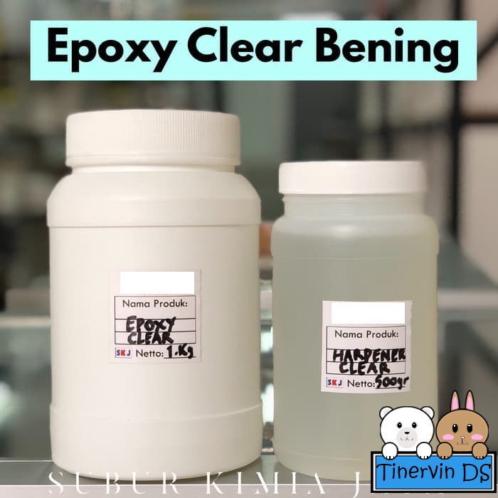 

Epoxy Resin Bening Clear 1 KG + Hardener 500 gram