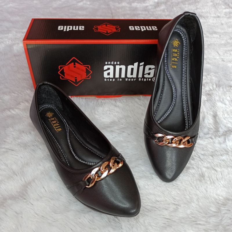 Andas Andis - Sepatu Flatshoes Wanita Chain