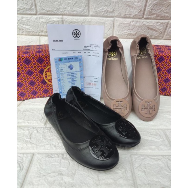 tory burch flat / sepatu wanita tory flat premium