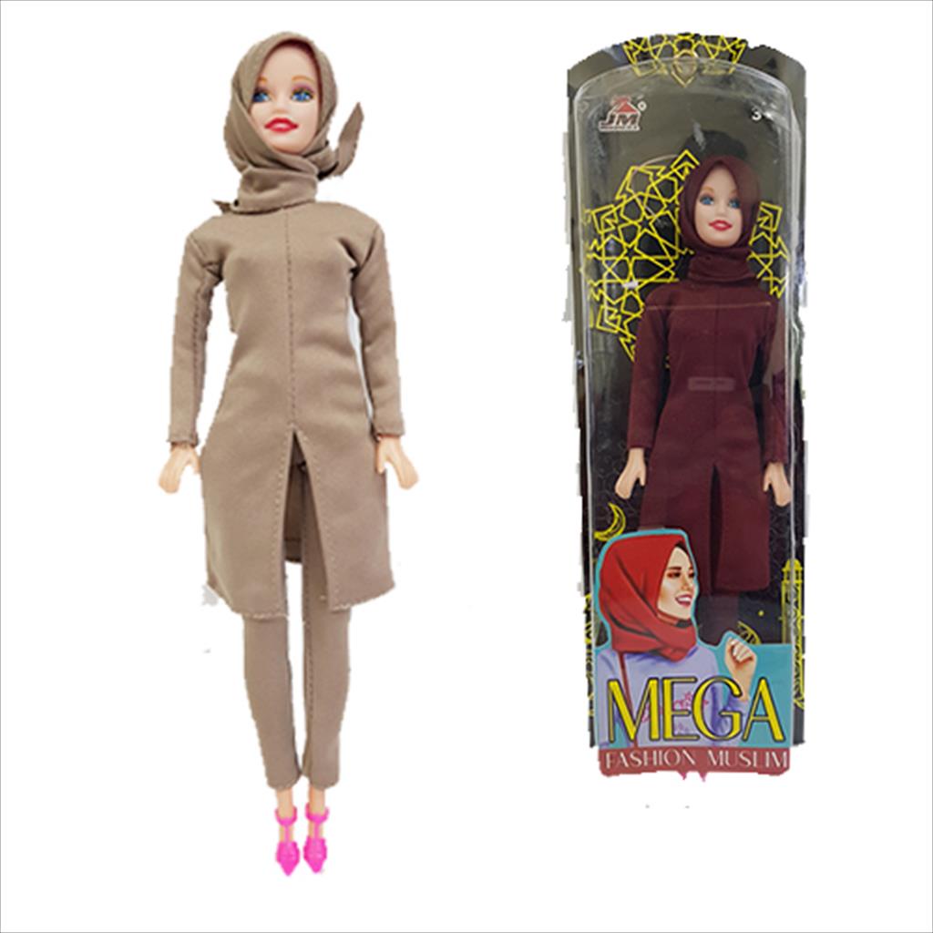 Mainan Anak Boneka Hijab/  Boneka Hijab Mega Fashion 03011 JM