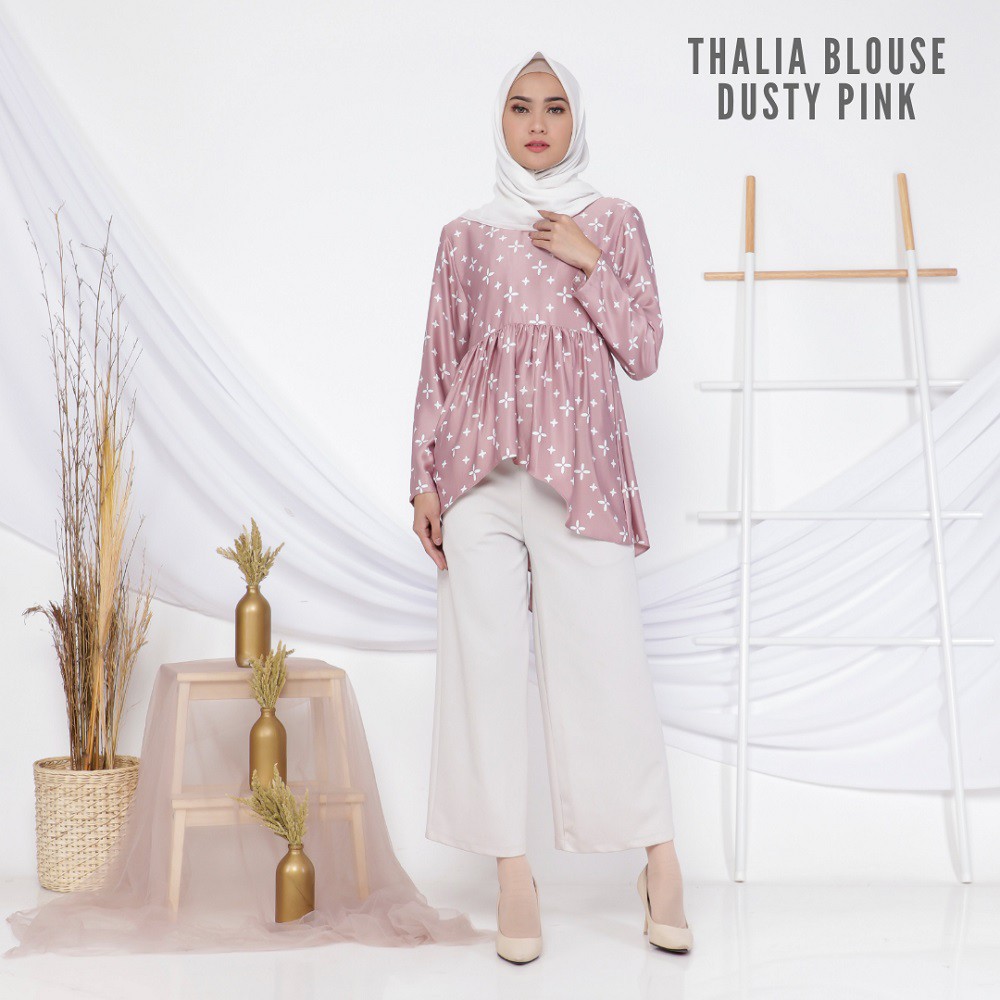 Thalia Blouse Baju  Atasan  Wanita Muslim  by FEMINE 