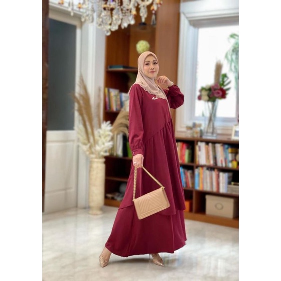 GAMIS DRESS WANITA TERBARU DIORA DRESS BY MDLY