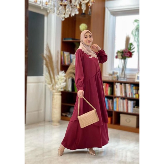 GAMIS DRESS WANITA TERBARU DIORA DRESS BY MDLY