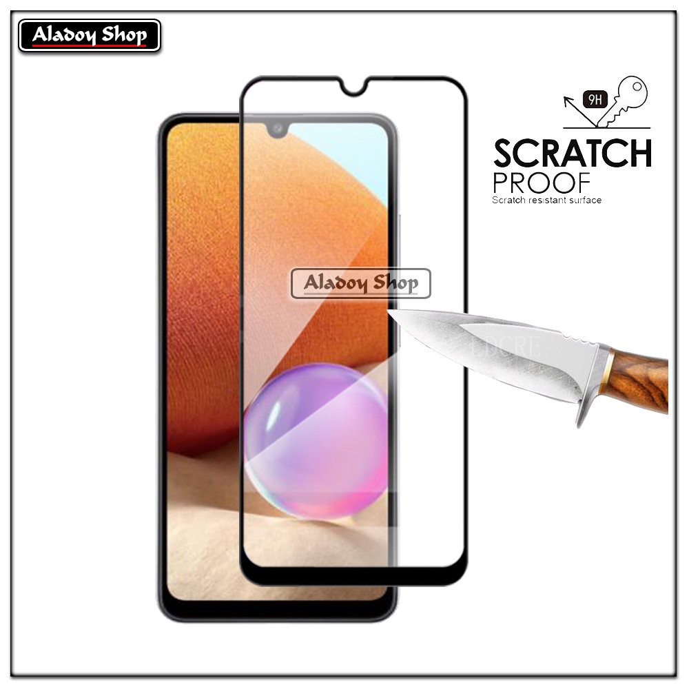 Tempered Glass Samsung A32 4G 2021 Anti Gores Layar Screen Protector  Full Cover