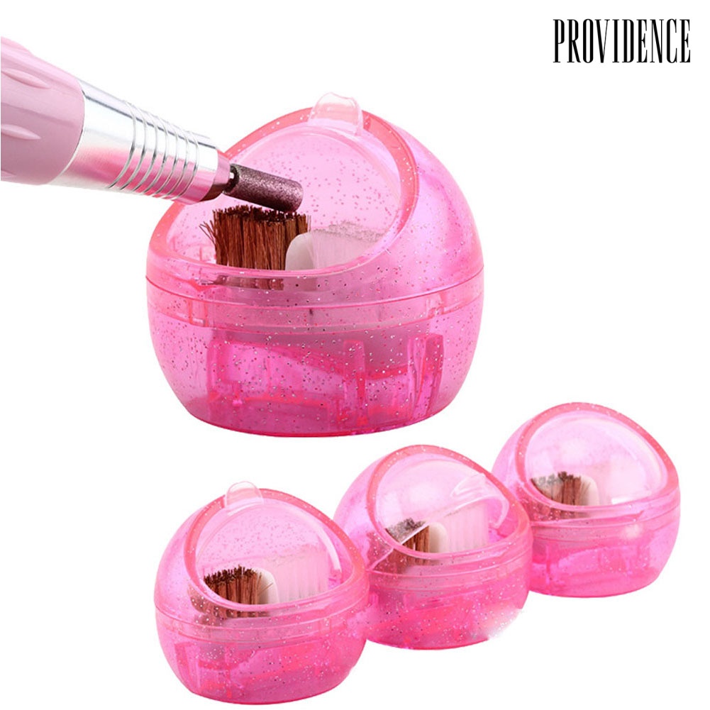 Providence Kotak Penyimpanan / Pembersih Brush Nail Art / Manicure Profesional Portable Bahan Plastik
