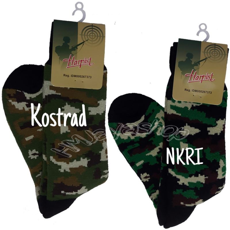 Kaos Kaki Militer Harpist Ori Kaos Kaki Tebal TNI Polri