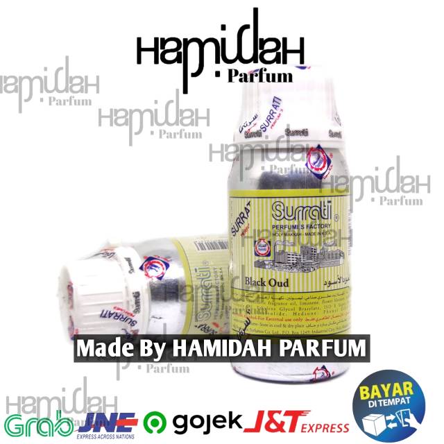 PARFUM BLACK OUD BY SURRATI MINYAK WANGI ARAB SAUDI SURATTI 100ML GAHRU Hitam Original