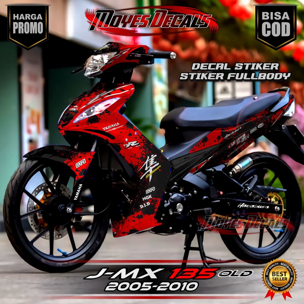 Jual stiker motor jupiter mx old decal stiker jupiter mx old stiker