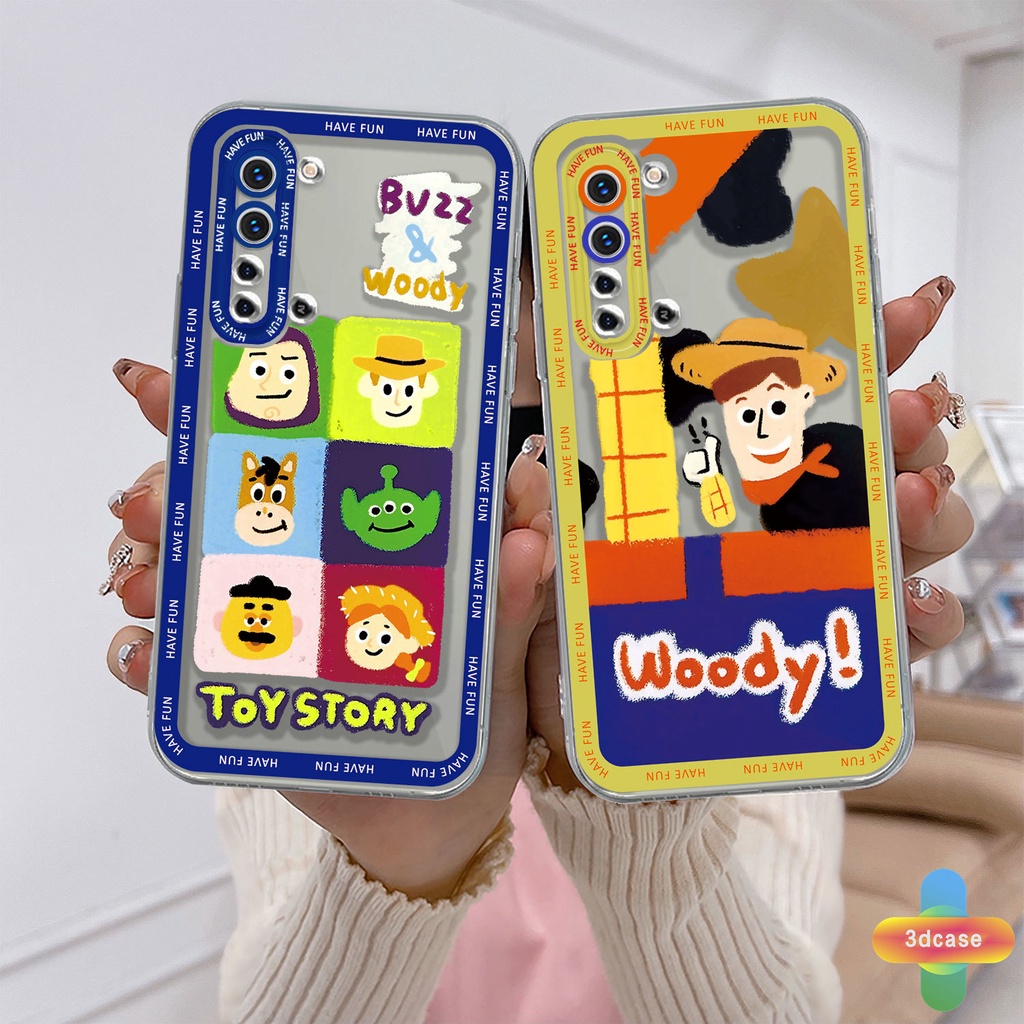 Casing Soft Case Realme C11 2021 C21Y C31 C35 C15 C21 C25 C20 C3 C12 C2 C25S 5S 5 5S 5i C17 7i C1 C25Y C2 C3i 6i C20A realme Narzo 20 10 10A 20A 30A A7 A5S A15 A16 Y12 Y20 Y15S A03 Transparent Toy Story Angel Eyes Protector Cover