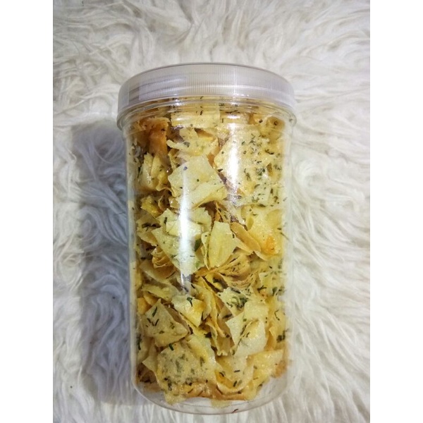 

KERIPIK LUMPIA ORIGINAL KEMASAN TOPLES 1000ML