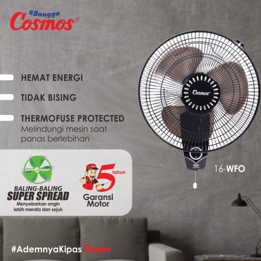 KIPAS ANGIN DINDING / WALL FAN COSMOS / 16WFO /16-WFw / 16WFG / 16 WFC /  [ 16 INCH ] ORIGINAL 100% TERMURAH !