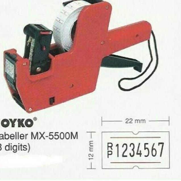 

➘Pasti Murah WPRGU label harga joyko alat mesin lebel cetak price tag labeller tempel harga mx 5500m 1 baris tembak cod 81 ➘Big Sale