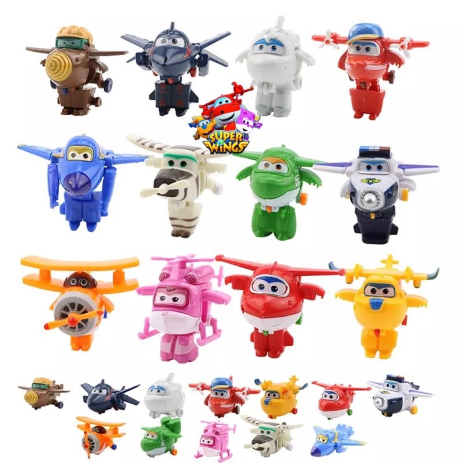 Figure Super wings isi 12 pcs / Topper superwings set 12 pcs