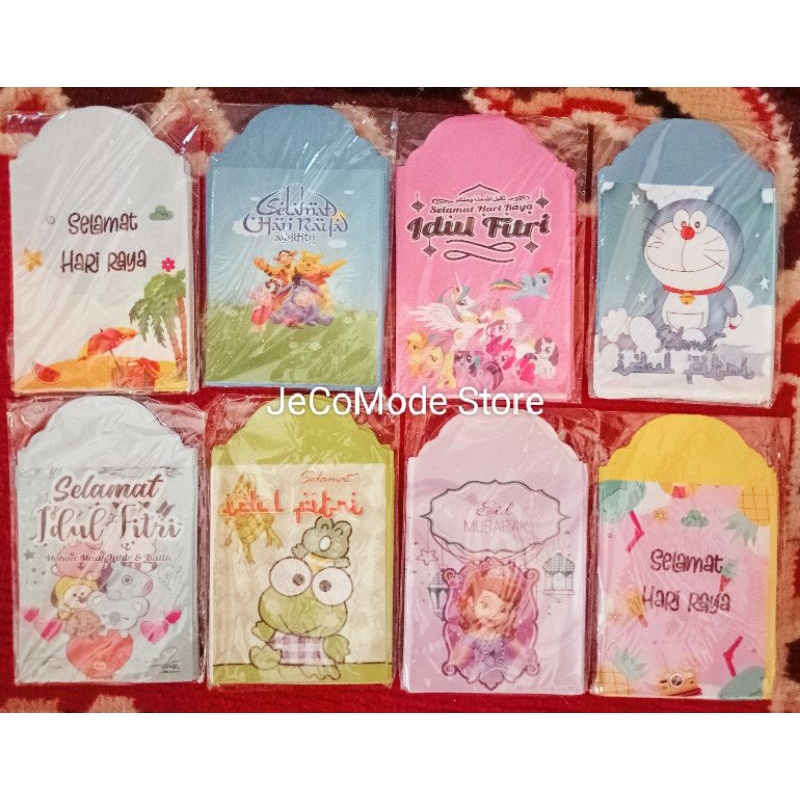 

Amplop Lebaran Angpao Karakter 1 bungkus