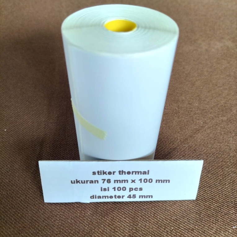 

Label Thermal 76x100 mm 76 x 100 core 0,5" 1/2 inch - 80x100 80mm 80 x 100