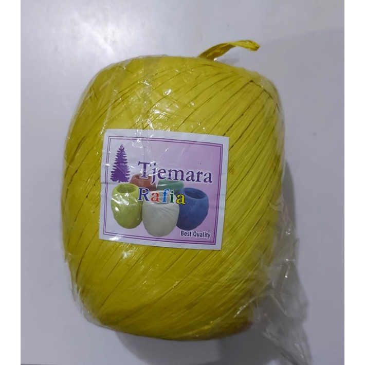 

Tali Rafia warna kuning