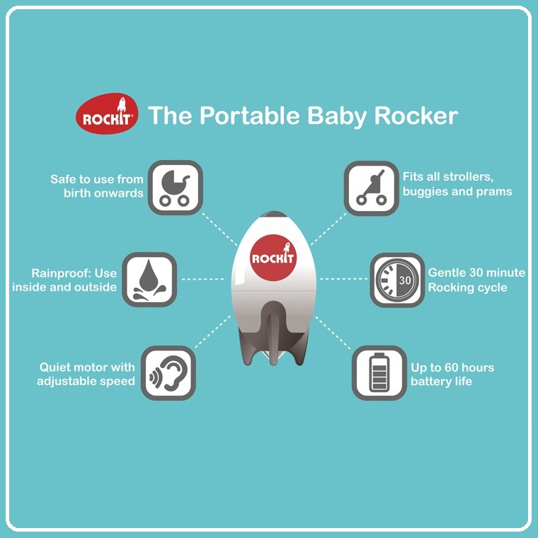 Rockit Portable Baby Rocker For Strollers | Aksesoris Stroller