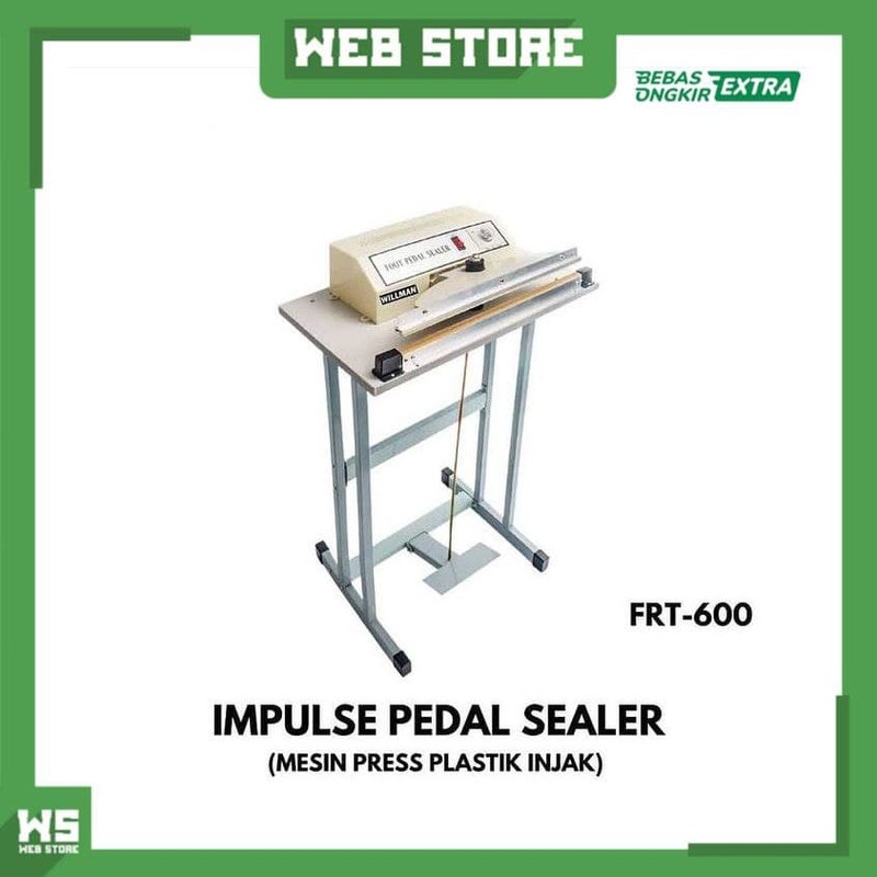 Jual Mesin Press Plastik Injak Willman Frt Pedal Impulse Sealer