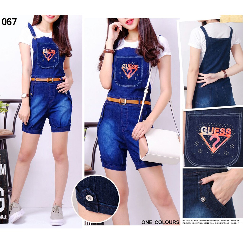 FORTUNE FASHION CELANA OVERALL JEANS STRECTH 067