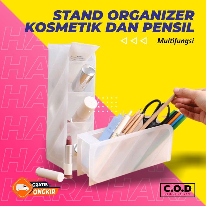 

Lucu Tempat Alat Tulis Pensil Kosmetik Stand Organiser Hemat