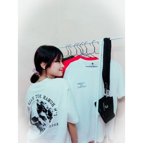 KAOS GEARWHEELS MANUSIA SETENGAH TENGKORAK