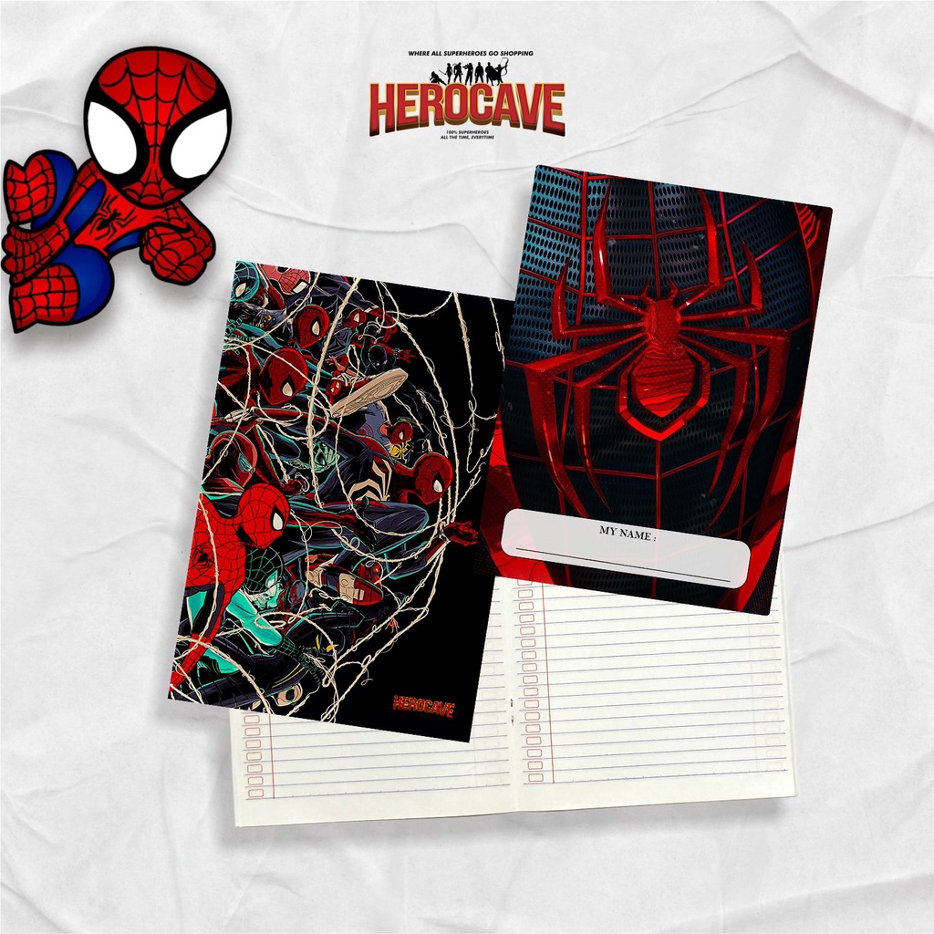 

BUKU SPIDERMAN- PREMIUM FULLCOLOR – COVER GAMBAR FULLPRINT – ISI 32, 38, 58 LEMBAR - COVER PREMIUM – MARVEL BUKU SPIDERMAN - PREMIUM FULL COLOR- BUKU UNIK