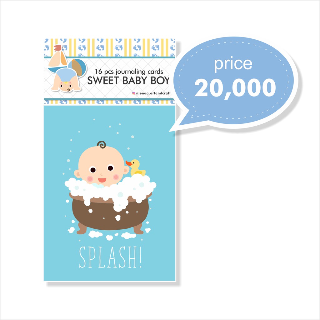 

Journaling Card Sweet Baby Boy Collection