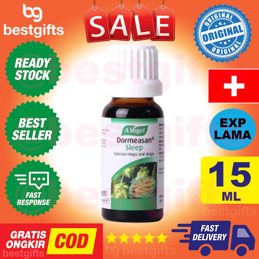 A VOGEL DORMEASAN SLEEP VALERIAN HOPS ORAL DROPS MERINGANKAN GANGGUAN SULIT SUSAH TIDUR NYENYAK 15 ML