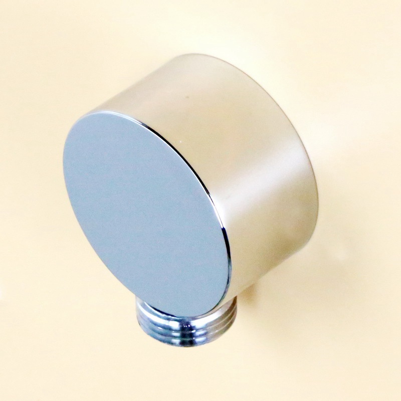 Wall Supply Elbow, Aksesoris Konektor Selang Shower Tempel Dinding Bulat Kuningan G1/2Inch Stopkontak Air Untuk Shower