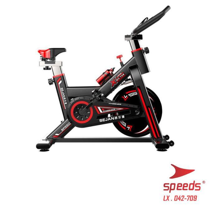 Spinning Bike Sepeda Statis rumah indoor Total Fitness Gym Speeds 709